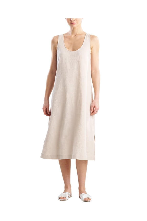 womens Onsen Tank Slip Dress, XL, Beige