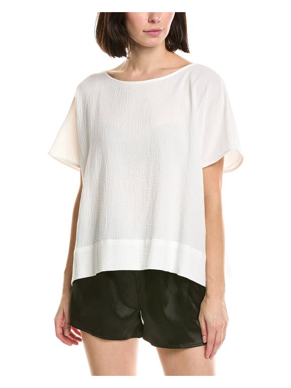 womens Onsen Wedge Top, s, White