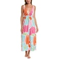 thumbnail image 1 of Natori womens  Papillon Gown, XL, Orange, 1 of 2