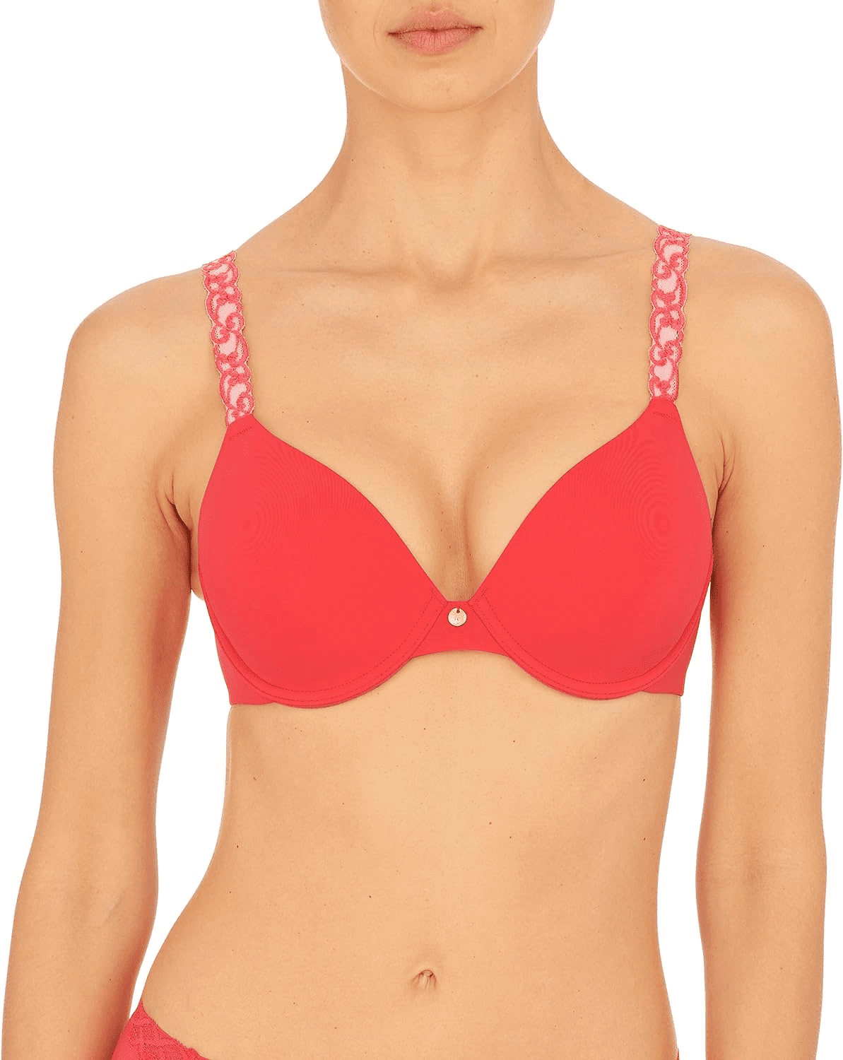 Natori Women's Pure Luxe Contour Bra - Custom Coverage, Buttery Soft T-Shirt Bra - View #6