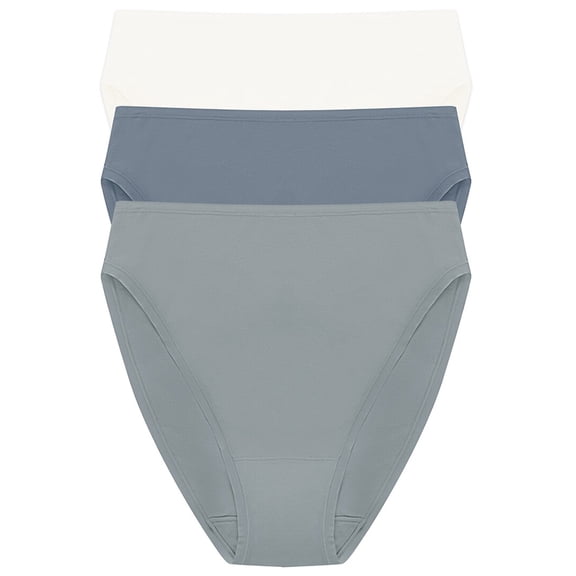 Natori womens  Set of 3 Bliss Bare High Cut Brief, xs