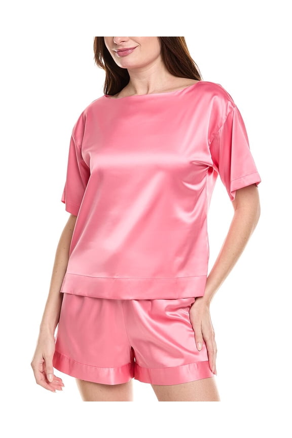 womens Sleep Top, s, Pink