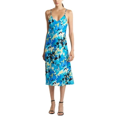 Natori womens  Slip Dress, l, Blue