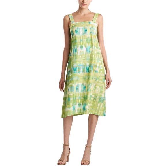 Natori womens Square Neck Sundress, m, Green