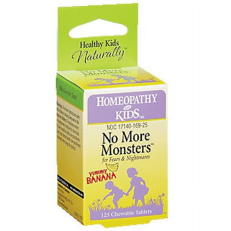 NatraBio Children s No More Monsters Yummy Banana 125 Mini Tablets