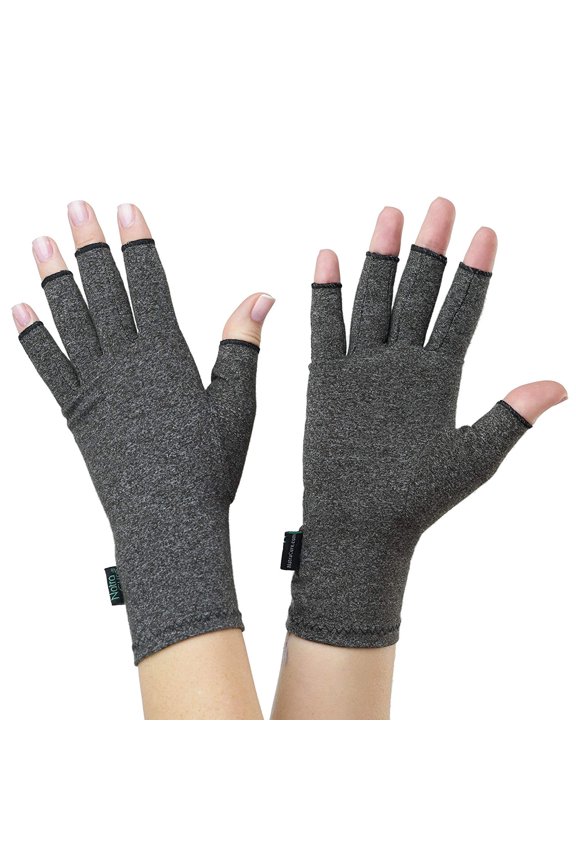Arthritis Gloves - Compression Gloves - Large - (for Relief from Stiff Joints, Inflammation, Carpal Tunnel, and Rheumatoid & Osteoarthritis Pain)