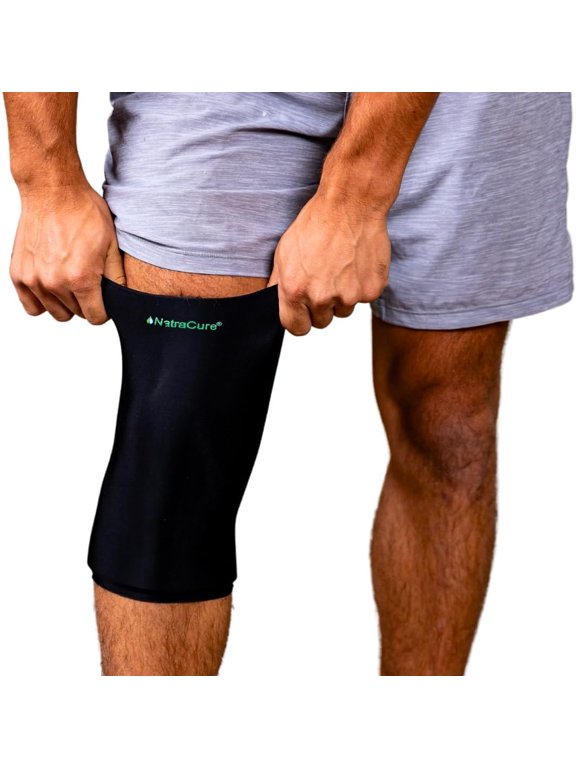 Cold Therapy Gel Sleeve Wrap – Flexible Reusable Ice Pack Compression Sleeve for Elbow, Knee, Ankle & Calf – Large
