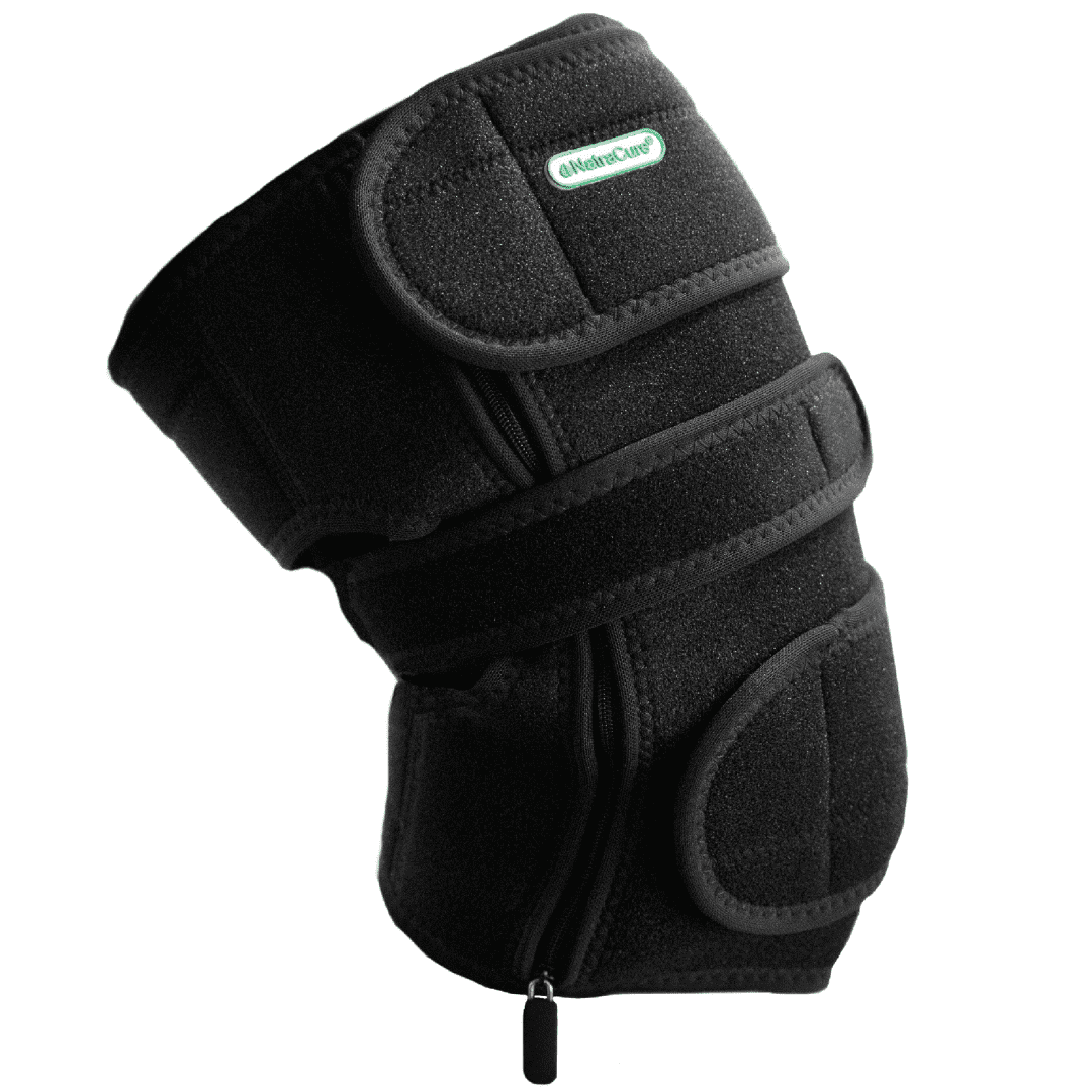NatraCure Hot and Cold Knee Wrap Brace Support – (731-02-RET) – Reusable Ice Pack Compression for Meniscus & ACL Tear, Sports Injury, and Arthritis Joint Pain Relief