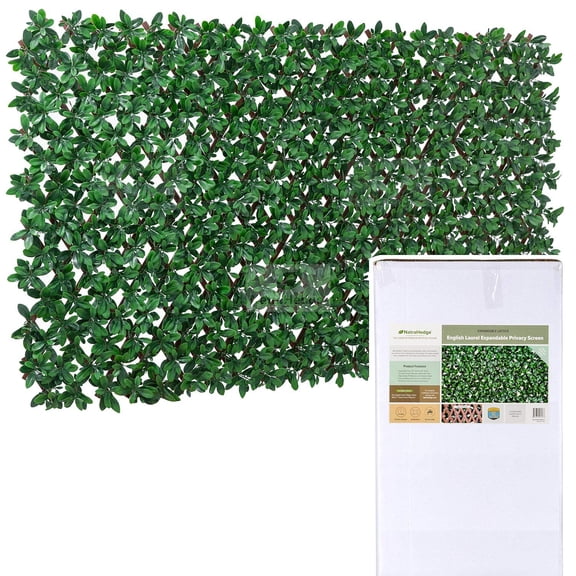 NatraHedge English Laurel Leaf Expandable Privacy Lattice