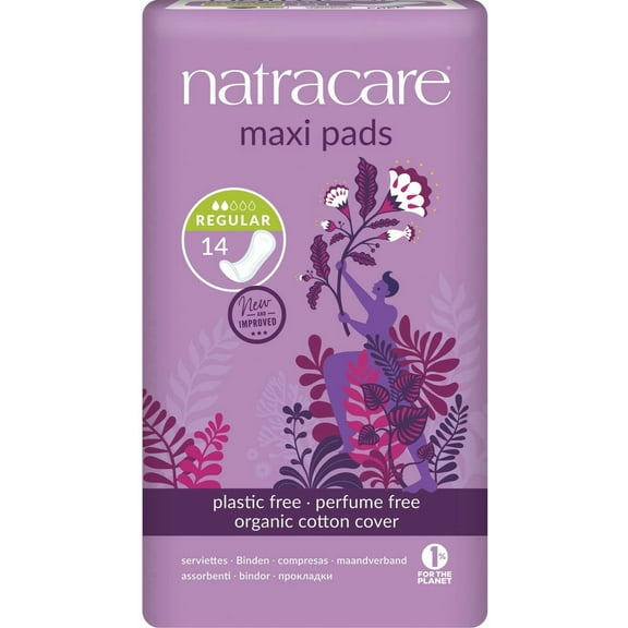 Natracare 3021 Regular Natural Pads 14 Count