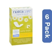 Natracare Mini Breathable Panty Liners 30 Count (Pack Of 6)