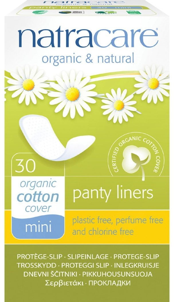 Natracare Mini Panty Liners 30 ea (Pack of 3)