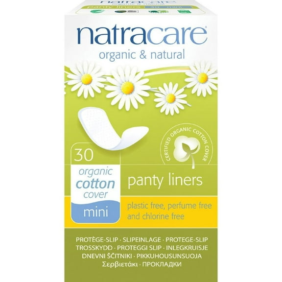 Natracare Mini Panty Liners 30 ea (Pack of 4)