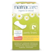 Natracare Natural Organic Cotton Curved Panty Liners, 30 Count