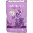 thumbnail image 1 of Natracare Natural Feminine Traditional Style Maxi Pads, Regular, Individually Wrapped, Without Wings in Plant-Based Bag (1 Pack, 14 Pads Total), 1 of 3