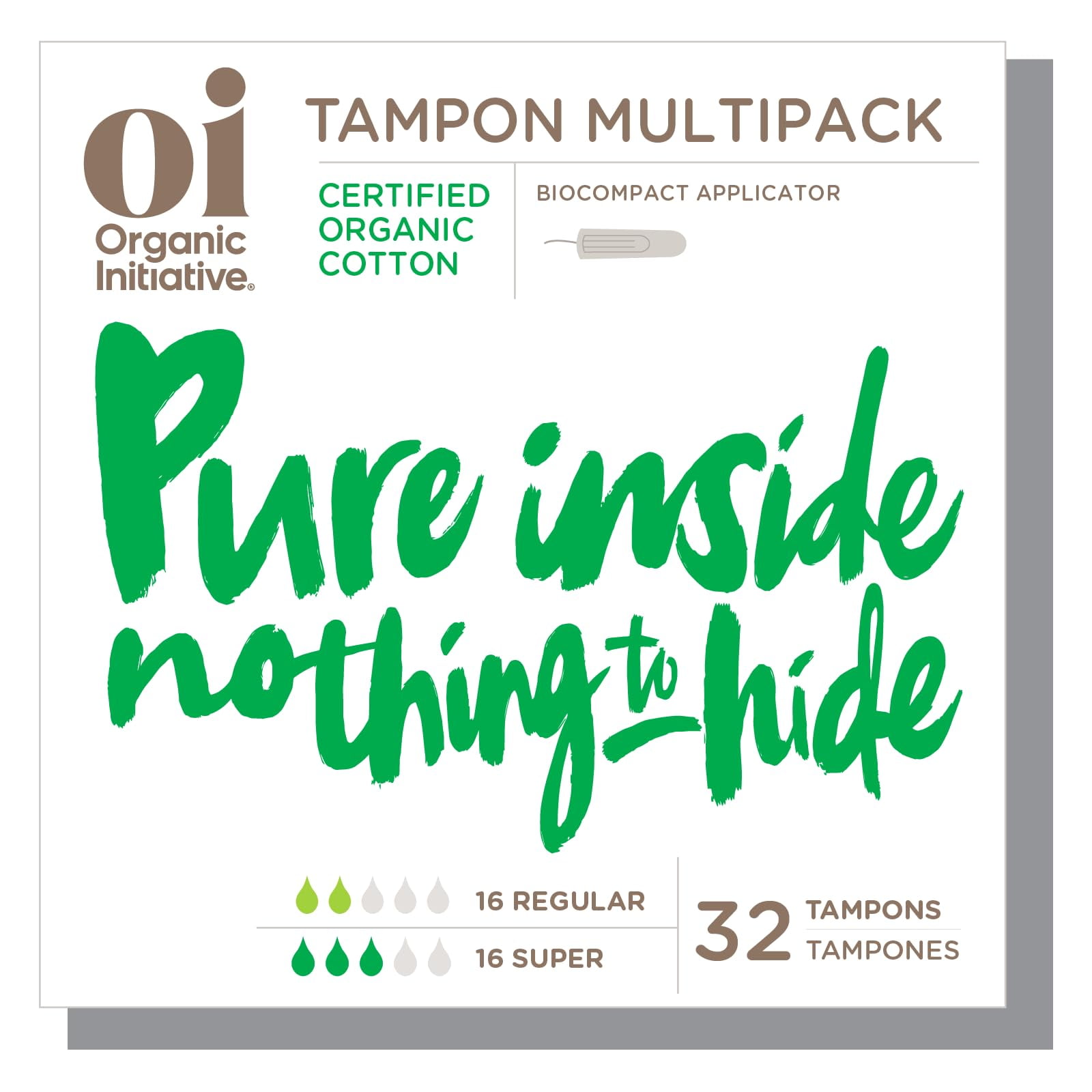 Natracare Natural Organic Cotton HP29 Curved Panty Liners for Sensitive