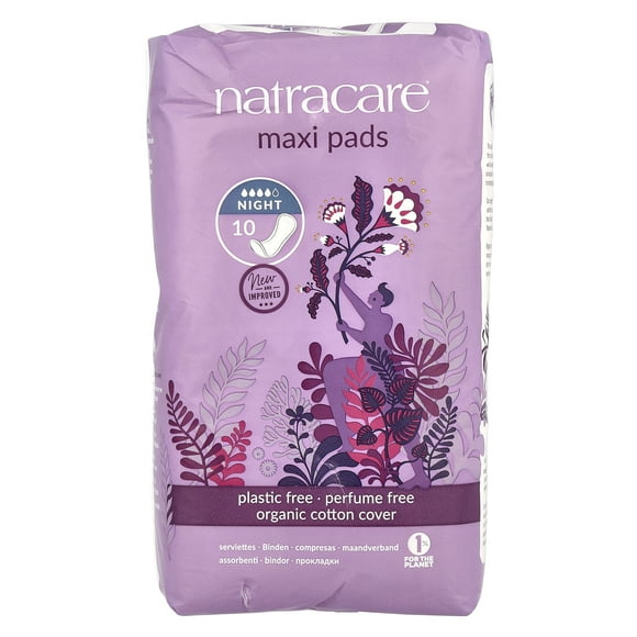 Natracare Natural Organic Pads, 10 Ct