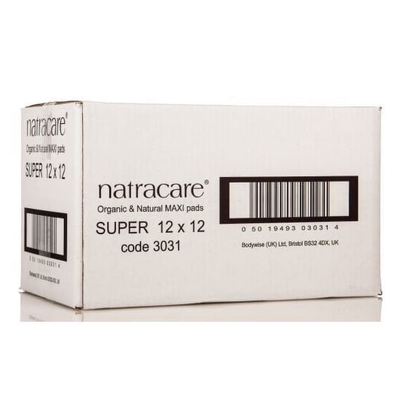 Natracare Super Pads-12 x 12 ct