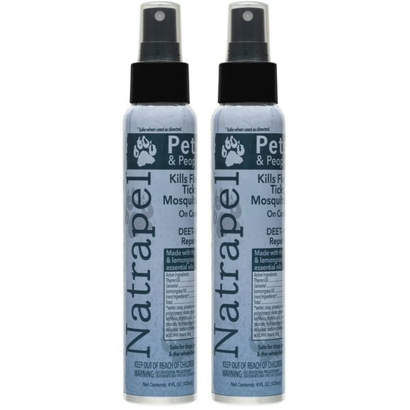 Natrapel Essential Oil Insect Repellent for Pets and People Uncarded - 2 Pack