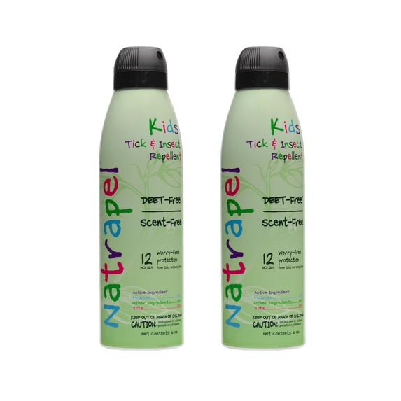 Natrapel Kids Tick & Insect Repellent - Kids Bug Spray with Picaridin - DEET-Free Insect Repellent - 12 Hour Protection - Odorless - 6 oz (2 Pack)