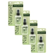 Natrapel Tick & Insect Repellent - Bug Spray with 20% Picaridin - Family Protection Against Mosquitoes, Ticks & More - Up to 12 Hours of Protection - 1 oz 4 Pack
