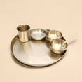 thumbnail image 1 of Natriel Dinner Set Pure Kansa Bronze Matte Finished 6 Pcs, 1 of 4