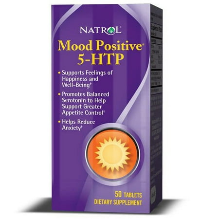 Natrol 5-HTP Mood Positive Tablets, 50 Ct