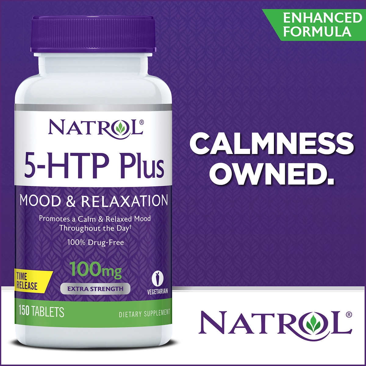 Natrol 5HTP Plus 100 mg., 150 Tablets