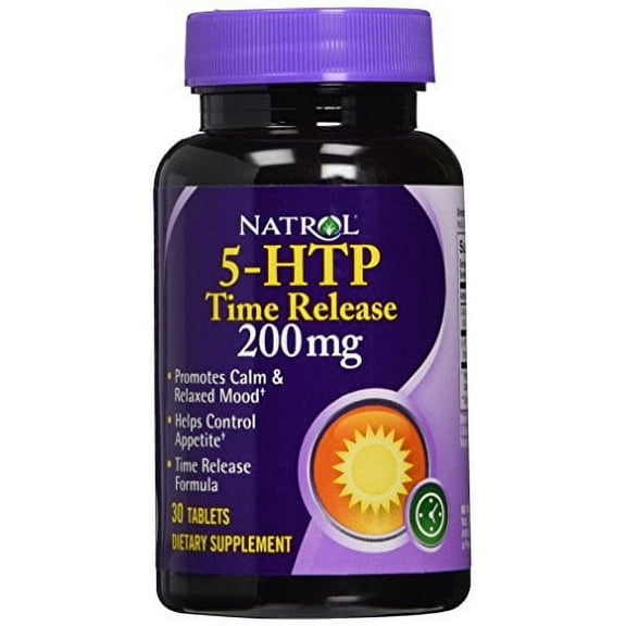 Natrol 5-HTP Time Release, Control Appetite & Promote Relaxation, 30 Tabs