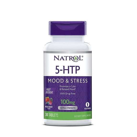 Natrol 5-htp Fast Dissolve Wild Berry - 100 Mg - 30 Tablets