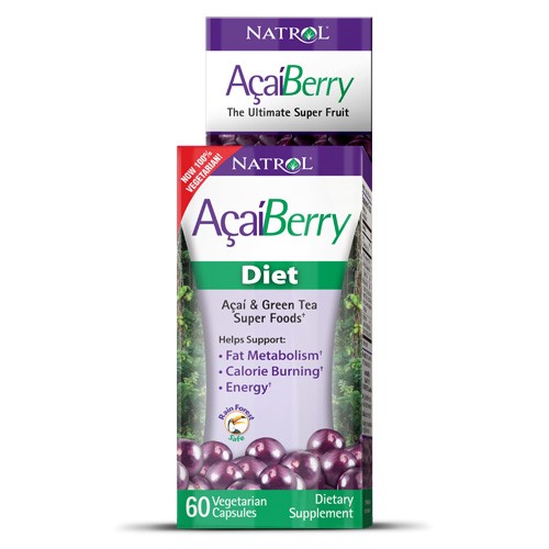 Natrol Acai Berry Diet Capsules, 60 Ct - image 1 of 2
