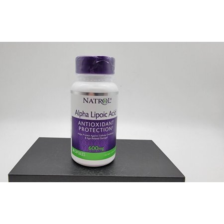 Natrol Alpha Lipoic Acid 600 mg Capsules 30 ea (Pack of 3)