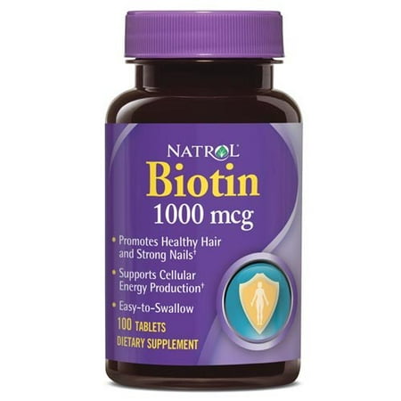 Natrol Biotin - 1000 mcg - 100 Tablets