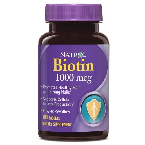 Natrol Biotin - 1000 mcg - 100 Tablets