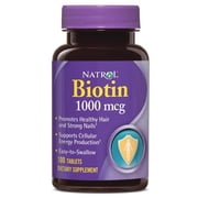 Natrol Biotin - 1000 mcg - 100 Tablets