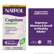 Natrol® Cognium® Memory Tablets Dietary Supplement for Brain Health Support, 100mg, 60 Count