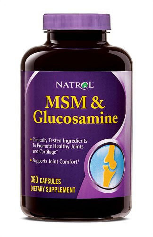 Natrol MSM & Glucosamine Capsules, 360 Ct