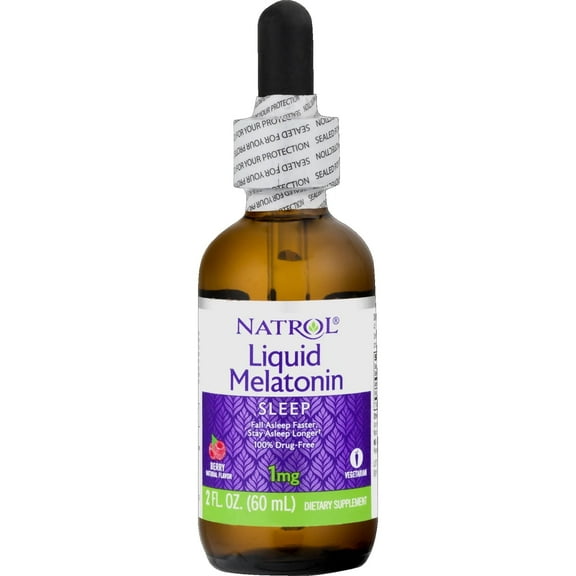 Natrol - Melatonin 1mg Liquid - 2 FZ