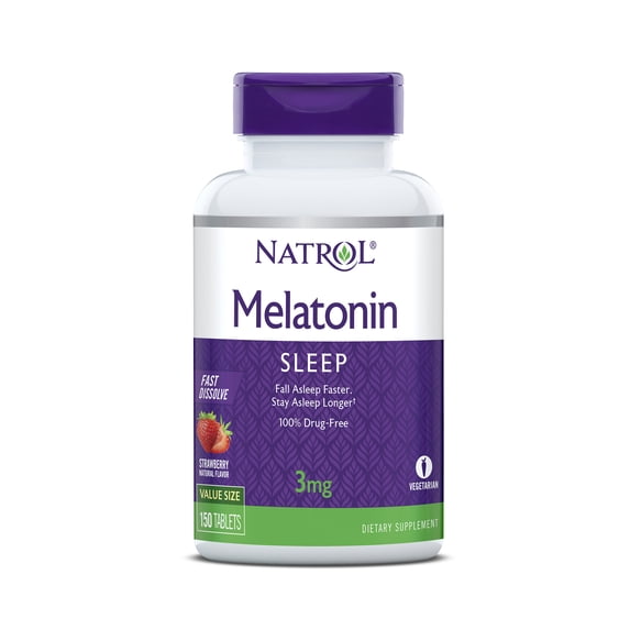 Natrol Melatonin 3mg Fast Dissolve Tablets, 150 Count