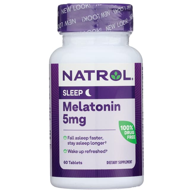 Natrol Melatonin 5 mg Tablets, 60 Ct