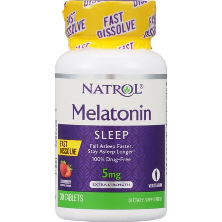 Natrol Melatonin 5 mg Fast-Dissolve Strawberry30.0ea