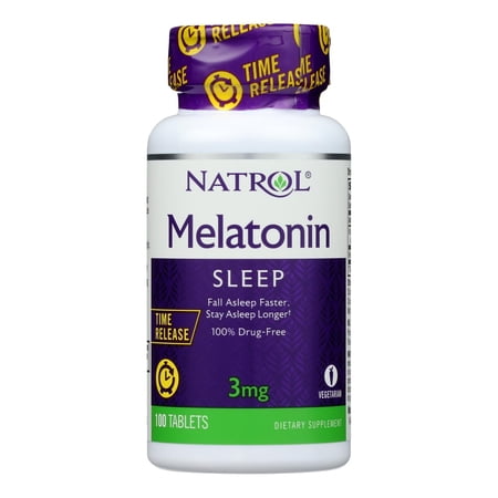 Natrol Melatonin Time Release - 3 mg - 100 Tablets