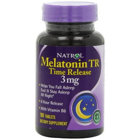 Natrol Melatonin Timed Release Tablets, 3mg 100 Count