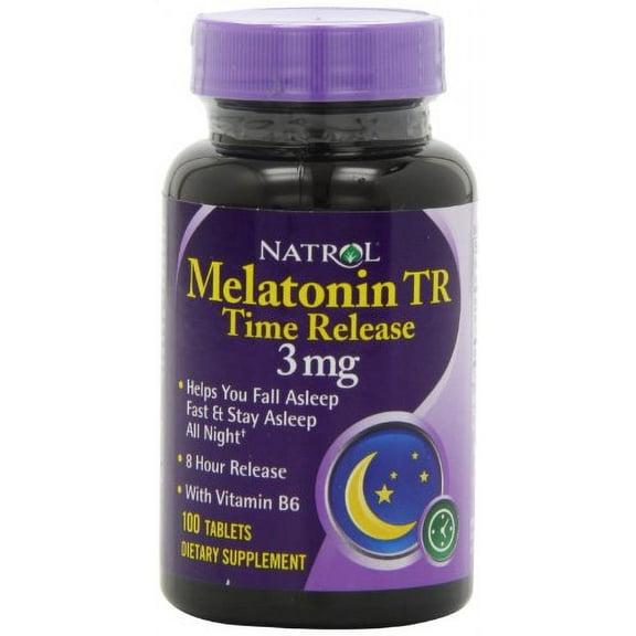 Natrol Melatonin Timed Release Tablets, 3mg 100 Count
