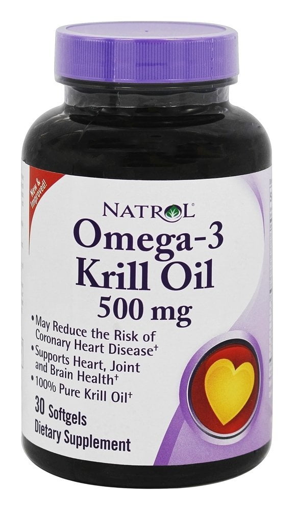 Natrol Odorless Omega3 Krill Oil 500mg, 30ct