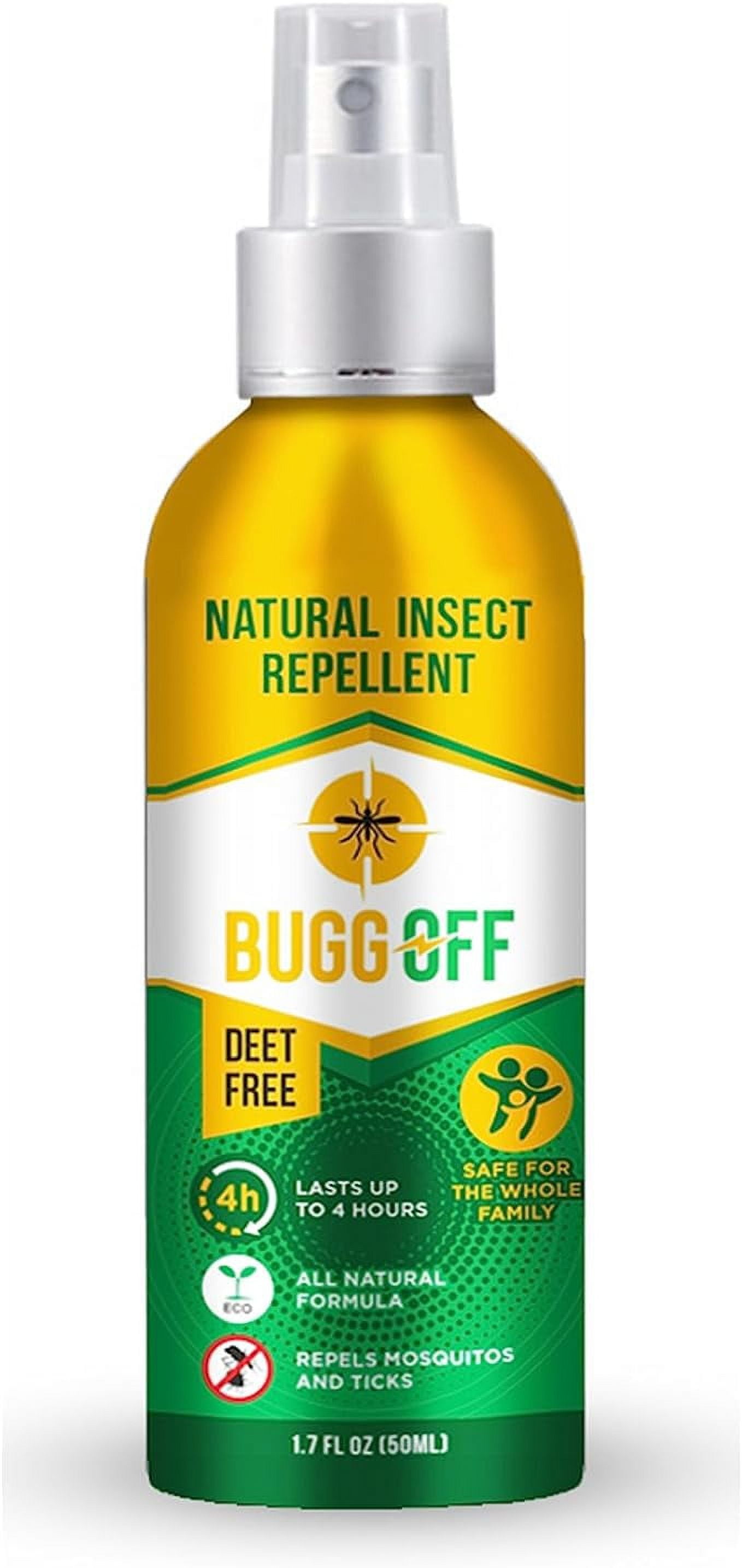 Natrual Mosquito, Gnats & Tick Spray Repellent, 8.5 FL OZ (250ml) Deet