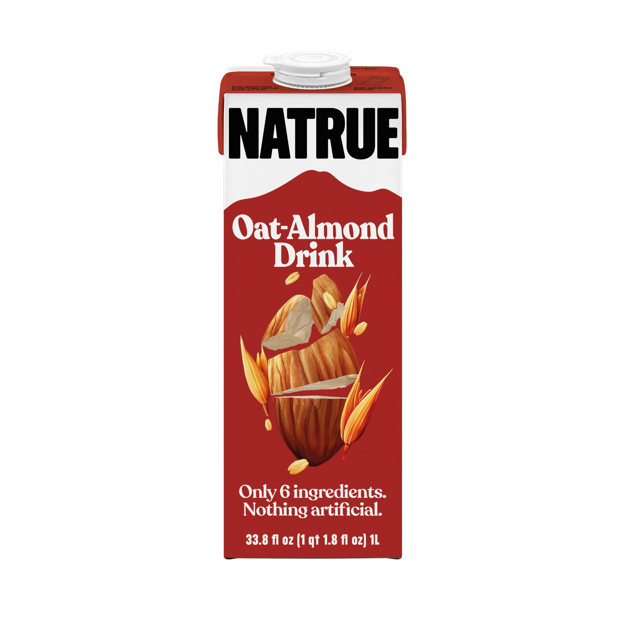 Natrue, Original Oat Almond Milk, 33.8oz, Vegan, Dairy Free, Non