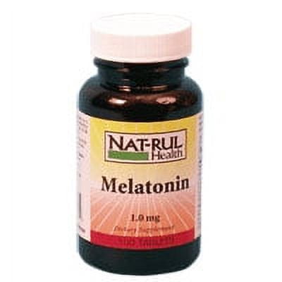 Natrul Health Melatonin 1Mg Restful Sleep Aid Tablets - 100 Ea, 2 Pack