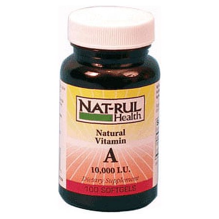 Natrul Health Vitamin A 10,000 Iu Softgels - 100 Ea