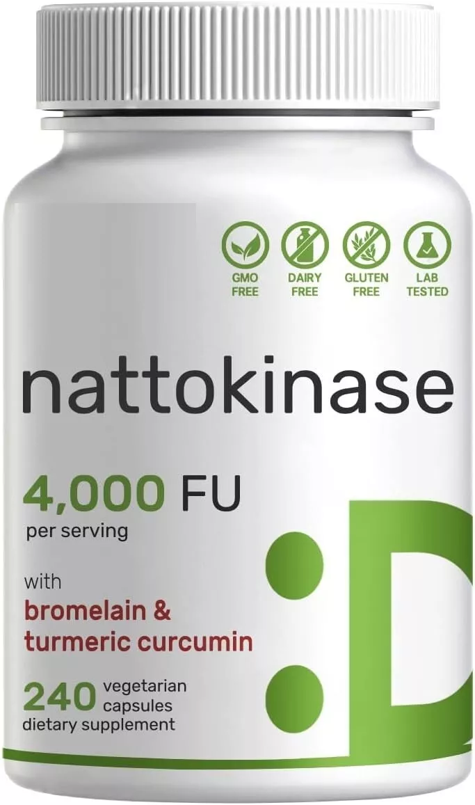 Can You Take Nattokinase And Bromelain Together Nattokinase 4000 FU per Serving, 240 Veggie Cas Bromelain/Turmeric